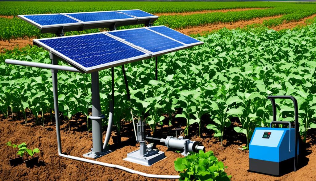 solar water pump for agriculture