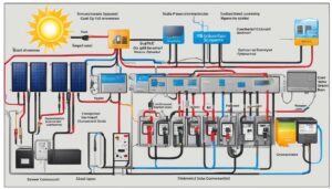 on grid solar system wiring diagram A Comprehensive Guide