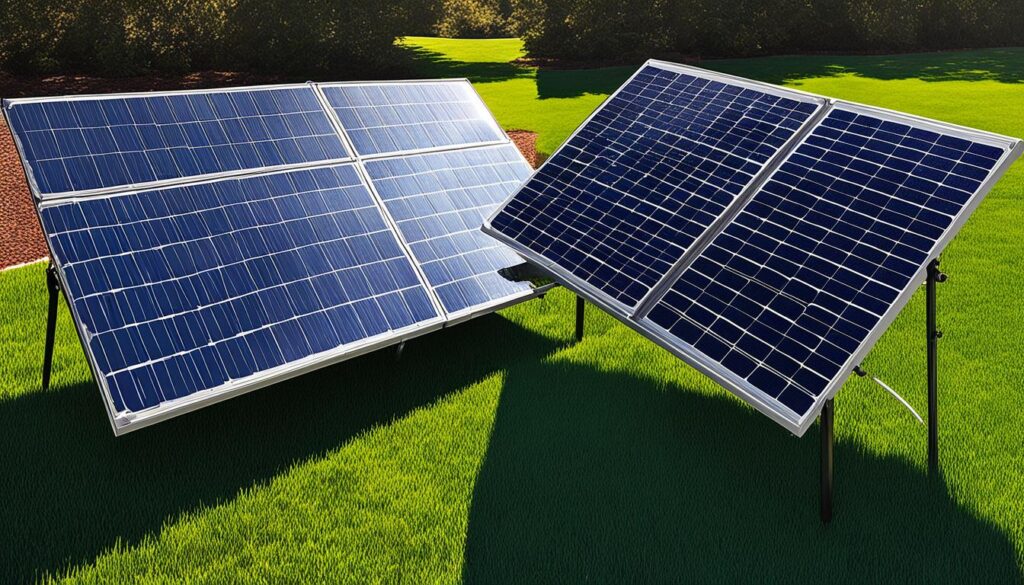 solar panel types